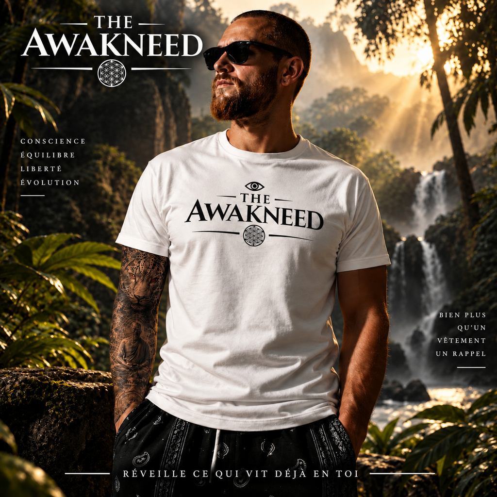 T-shirt AWAKNEED – Fleur de vie